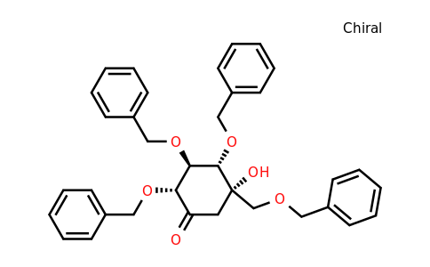 CAS 115250-38-9 | (2R,3S,4S,5S)-2,3,4-tris(benzyloxy)-5-[(benzyloxy)methyl]-5-hydroxycyclohexan-1-one