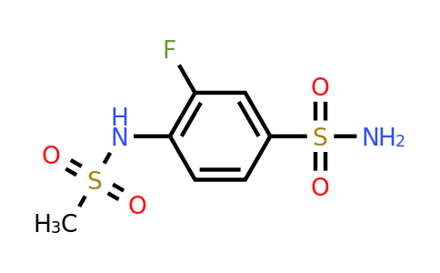 CAS 1152501-08-0 | 3-fluoro-4-methanesulfonamidobenzene-1-sulfonamide