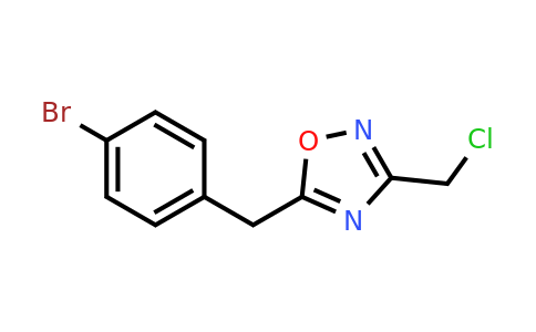 CAS 1152504-39-6 | 5-[(4-Bromophenyl)methyl]-3-(chloromethyl)-1,2,4-oxadiazole