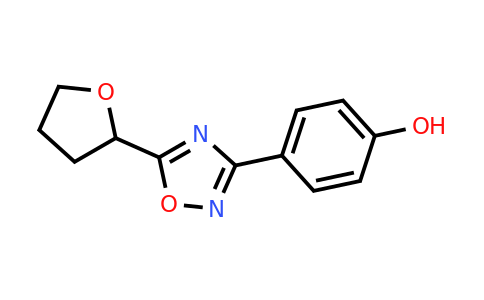 CAS 1152506-99-4 | 4-[5-(Oxolan-2-yl)-1,2,4-oxadiazol-3-yl]phenol