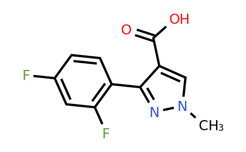 CAS 1152508-27-4 | 3-(2,4-Difluorophenyl)-1-methyl-1H-pyrazole-4-carboxylic acid