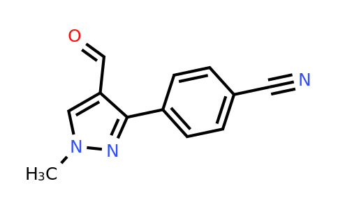 CAS 1152508-50-3 | 4-(4-formyl-1-methyl-1H-pyrazol-3-yl)benzonitrile