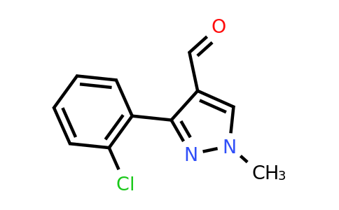 CAS 1152508-67-2 | 3-(2-Chlorophenyl)-1-methyl-1H-pyrazole-4-carbaldehyde