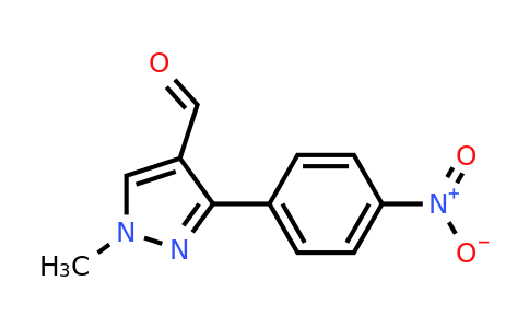 CAS 1152508-77-4 | 1-Methyl-3-(4-nitrophenyl)-1H-pyrazole-4-carbaldehyde