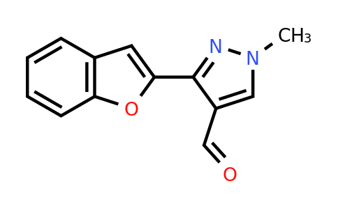 CAS 1152510-74-1 | 3-(1-Benzofuran-2-yl)-1-methyl-1H-pyrazole-4-carbaldehyde