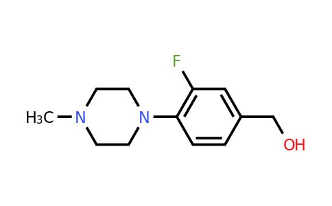 CAS 1152513-19-3 | (3-fluoro-4-(4-methylpiperazin-1-yl)phenyl)methanol