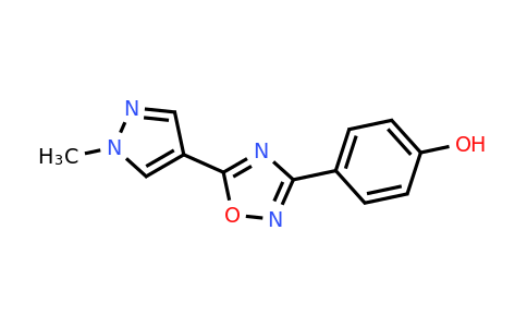 CAS 1152513-70-6 | 4-[5-(1-Methyl-1H-pyrazol-4-yl)-1,2,4-oxadiazol-3-yl]phenol