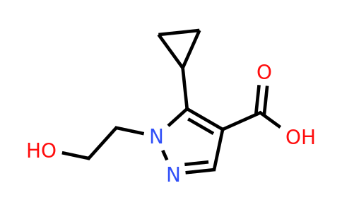 CAS 1152517-95-7 | 5-Cyclopropyl-1-(2-hydroxyethyl)-1H-pyrazole-4-carboxylic acid