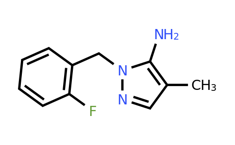 CAS 1152525-04-6 | 1-[(2-fluorophenyl)methyl]-4-methyl-1H-pyrazol-5-amine
