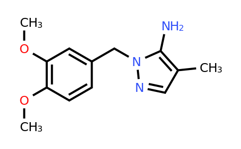 CAS 1152526-79-8 | 1-[(3,4-Dimethoxyphenyl)methyl]-4-methyl-1H-pyrazol-5-amine
