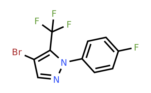 CAS 1152531-25-3 | 4-Bromo-1-(4-fluorophenyl)-5-(trifluoromethyl)-1H-pyrazole
