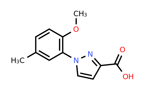 CAS 1152535-19-7 | 1-(2-Methoxy-5-methylphenyl)-1H-pyrazole-3-carboxylic acid
