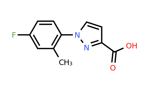 CAS 1152536-04-3 | 1-(4-fluoro-2-methylphenyl)-1H-pyrazole-3-carboxylic acid