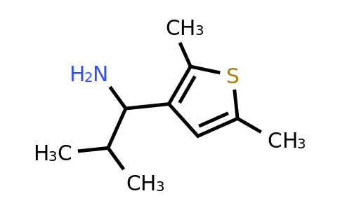 CAS 1152536-30-5 | 1-(2,5-Dimethylthiophen-3-yl)-2-methylpropan-1-amine