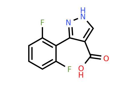 CAS 1152540-02-7 | 3-(2,6-difluorophenyl)-1H-pyrazole-4-carboxylic acid