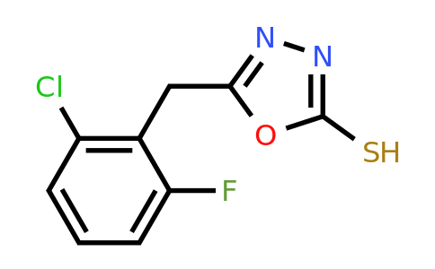 CAS 1152542-00-1 | 5-[(2-Chloro-6-fluorophenyl)methyl]-1,3,4-oxadiazole-2-thiol