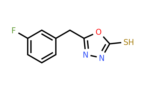 CAS 1152542-34-1 | 5-[(3-Fluorophenyl)methyl]-1,3,4-oxadiazole-2-thiol