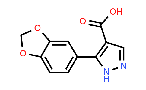 CAS 1152543-46-8 | 5-(1,3-dioxaindan-5-yl)-1H-pyrazole-4-carboxylic acid