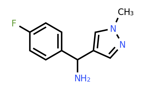 CAS 1152548-49-6 | (4-fluorophenyl)(1-methyl-1H-pyrazol-4-yl)methanamine
