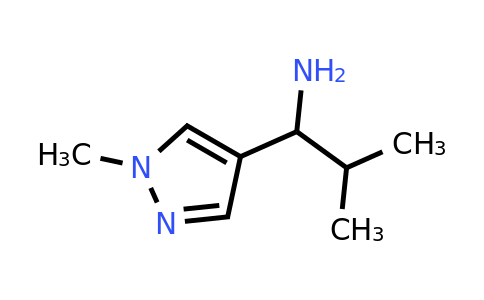 CAS 1152548-59-8 | 2-methyl-1-(1-methyl-1h-pyrazol-4-yl)propan-1-amine