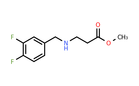 CAS 1152548-66-7 | Methyl 3-{[(3,4-difluorophenyl)methyl]amino}propanoate