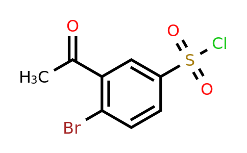 CAS 1152558-80-9 | 3-acetyl-4-bromobenzene-1-sulfonyl chloride