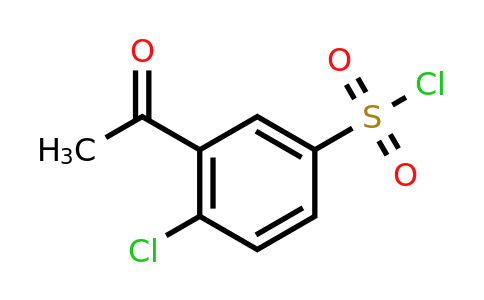 CAS 1152558-91-2 | 3-Acetyl-4-chlorobenzene-1-sulfonyl chloride