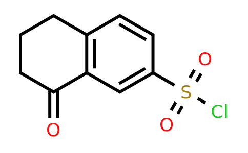 CAS 1152559-02-8 | 8-oxo-5,6,7,8-tetrahydronaphthalene-2-sulfonyl chloride