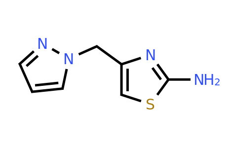 CAS 1152560-53-6 | 4-[(1H-pyrazol-1-yl)methyl]-1,3-thiazol-2-amine