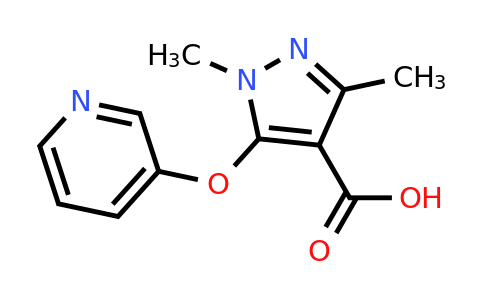 CAS 1152561-56-2 | 1,3-dimethyl-5-(pyridin-3-yloxy)-1H-pyrazole-4-carboxylic acid