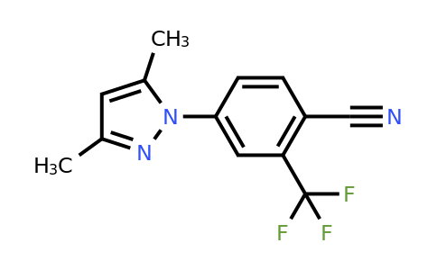 CAS 1152574-17-8 | 4-(3,5-Dimethyl-1H-pyrazol-1-yl)-2-(trifluoromethyl)benzonitrile