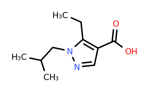 CAS 1152576-26-5 | 5-ethyl-1-(2-methylpropyl)-1H-pyrazole-4-carboxylic acid