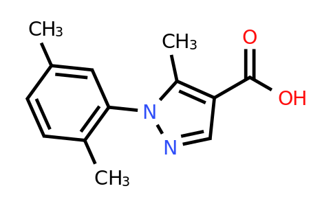 CAS 1152589-04-2 | 1-(2,5-dimethylphenyl)-5-methyl-1H-pyrazole-4-carboxylic acid