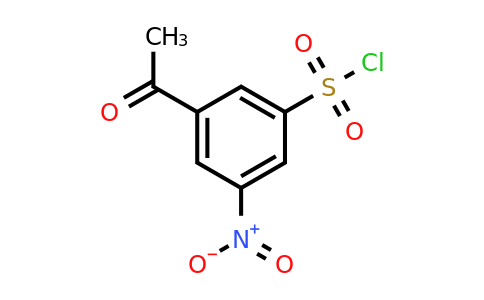 3-Acetyl-5-nitrobenzene-1-sulfonyl chloride