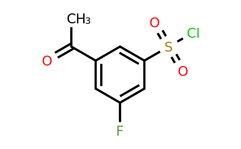 3-Acetyl-5-fluorobenzene-1-sulfonyl chloride
