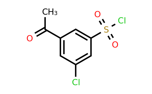 3-Acetyl-5-chlorobenzene-1-sulfonyl chloride