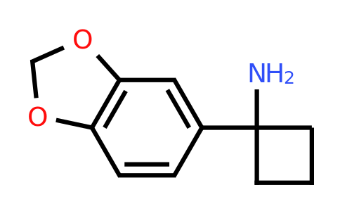 CAS 1152590-55-0 | 1-(1,3-Benzodioxol-5-YL)cyclobutanamine