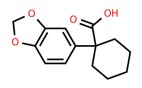 CAS 1152590-90-3 | 1-(2H-1,3-Benzodioxol-5-yl)cyclohexane-1-carboxylic acid
