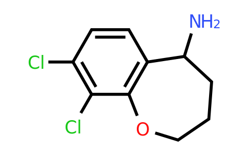 CAS 1152598-46-3 | 8,9-Dichloro-2,3,4,5-tetrahydro-1-benzoxepin-5-amine