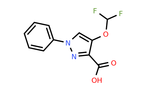 CAS 1152603-43-4 | 4-(difluoromethoxy)-1-phenyl-1H-pyrazole-3-carboxylic acid