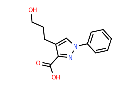 CAS 1152610-63-3 | 4-(3-Hydroxypropyl)-1-phenyl-1H-pyrazole-3-carboxylic acid
