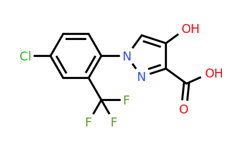 CAS 1152614-40-8 | 1-[4-Chloro-2-(trifluoromethyl)phenyl]-4-hydroxy-1H-pyrazole-3-carboxylic acid