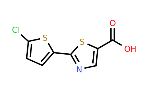 CAS 1152614-58-8 | 2-(5-Chlorothiophen-2-yl)-1,3-thiazole-5-carboxylic acid