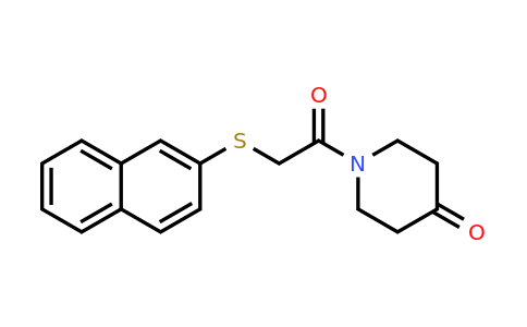 CAS 1152625-67-6 | 1-[2-(Naphthalen-2-ylsulfanyl)acetyl]piperidin-4-one