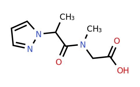 CAS 1152634-55-3 | 2-[N-Methyl-2-(1H-pyrazol-1-yl)propanamido]acetic acid