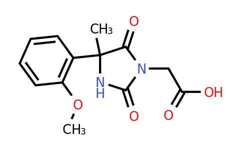 CAS 1152641-90-1 | 2-[4-(2-methoxyphenyl)-4-methyl-2,5-dioxoimidazolidin-1-yl]acetic acid