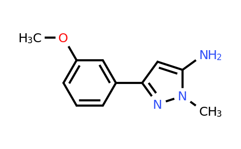 CAS 1152708-61-6 | 3-(3-methoxyphenyl)-1-methyl-1H-pyrazol-5-amine