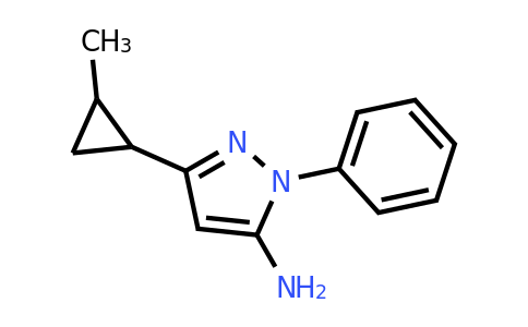 CAS 1152712-12-3 | 3-(2-methylcyclopropyl)-1-phenyl-1H-pyrazol-5-amine