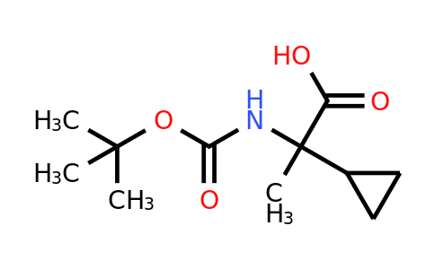 CAS 1152845-51-6 | 2-{[(tert-butoxy)carbonyl]amino}-2-cyclopropylpropanoic acid