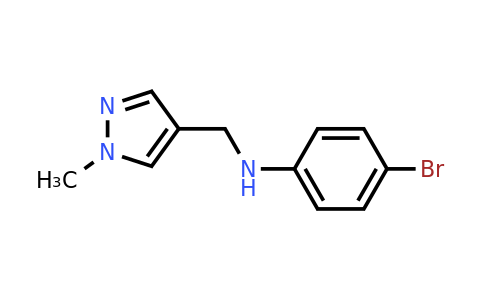 CAS 1152858-05-3 | 4-Bromo-N-[(1-Methyl-1H-Pyrazol-4-Yl)Methyl]Aniline